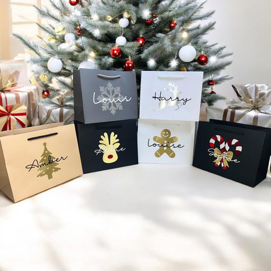 Personalised Luxury Christmas Gift Bags