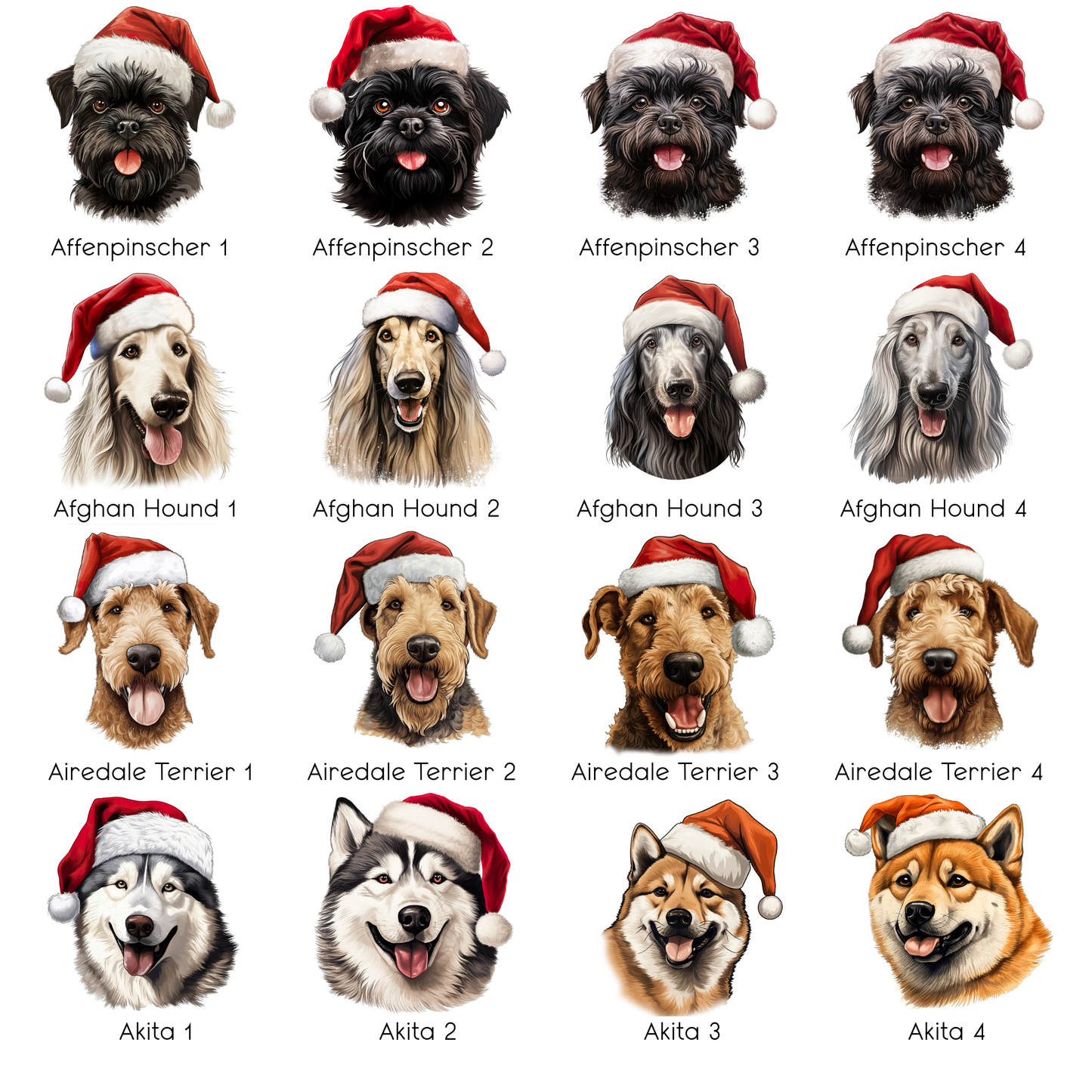 Personalised Christmas Dog Portrait Ceramic Hanging Ornament