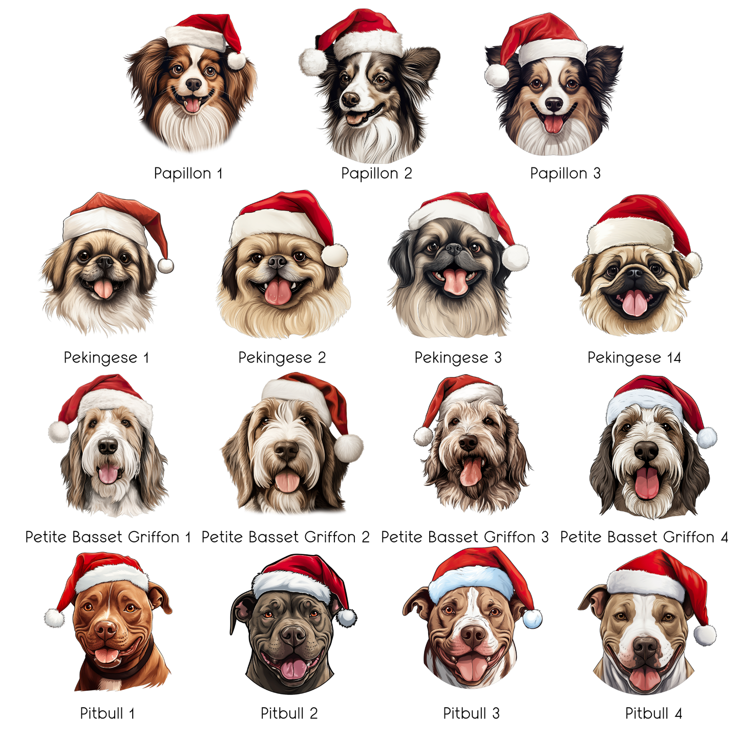 Personalised Christmas Dog Portrait Ceramic Hanging Ornament