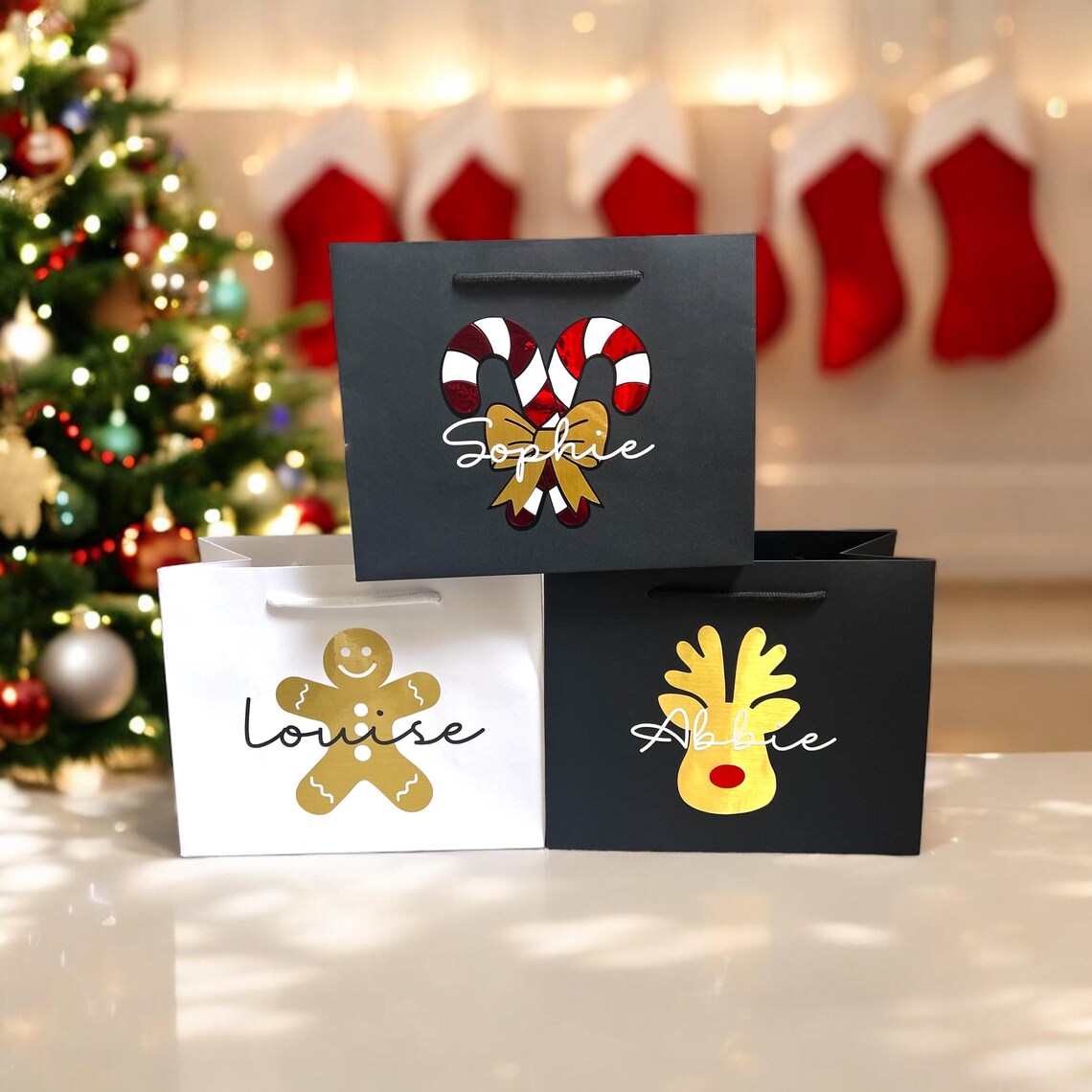 Personalised Luxury Christmas Gift Bags