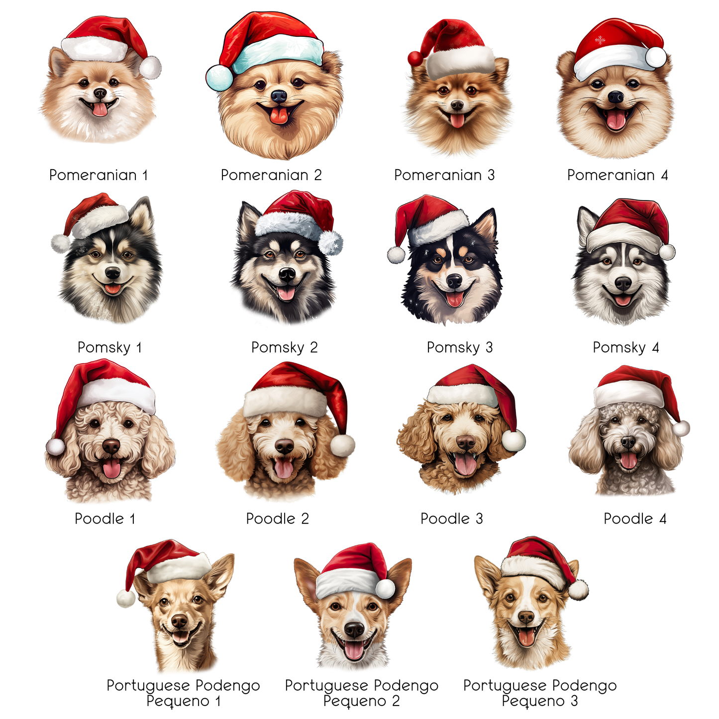 Personalised Christmas Dog Portrait Ceramic Hanging Ornament