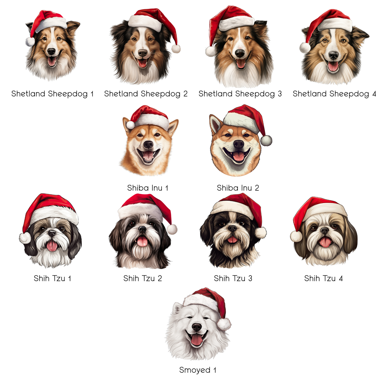 Personalised Christmas Dog Portrait Ceramic Hanging Ornament