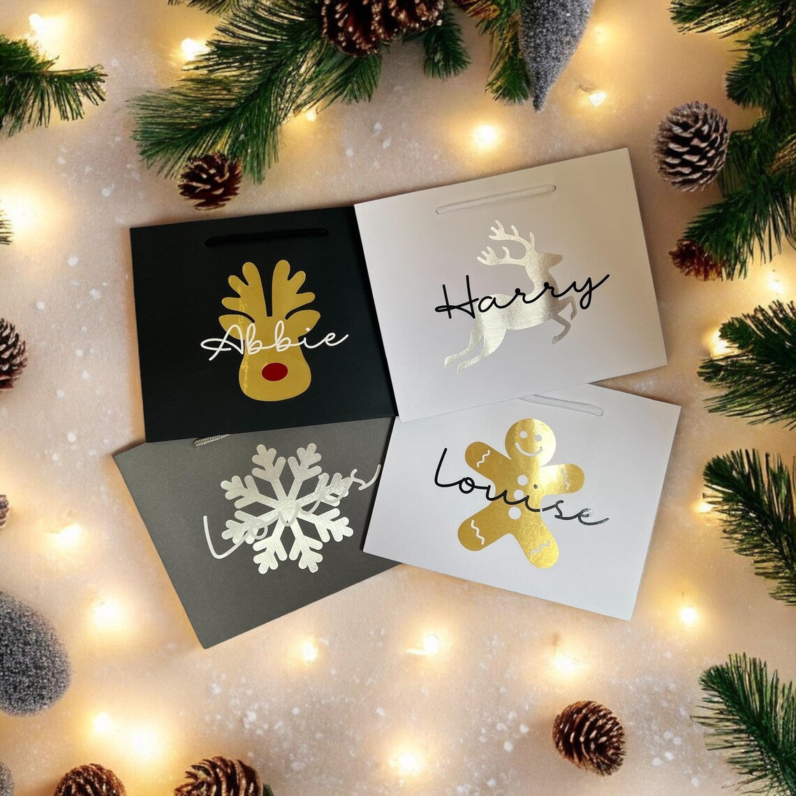 Personalised Luxury Christmas Gift Bags