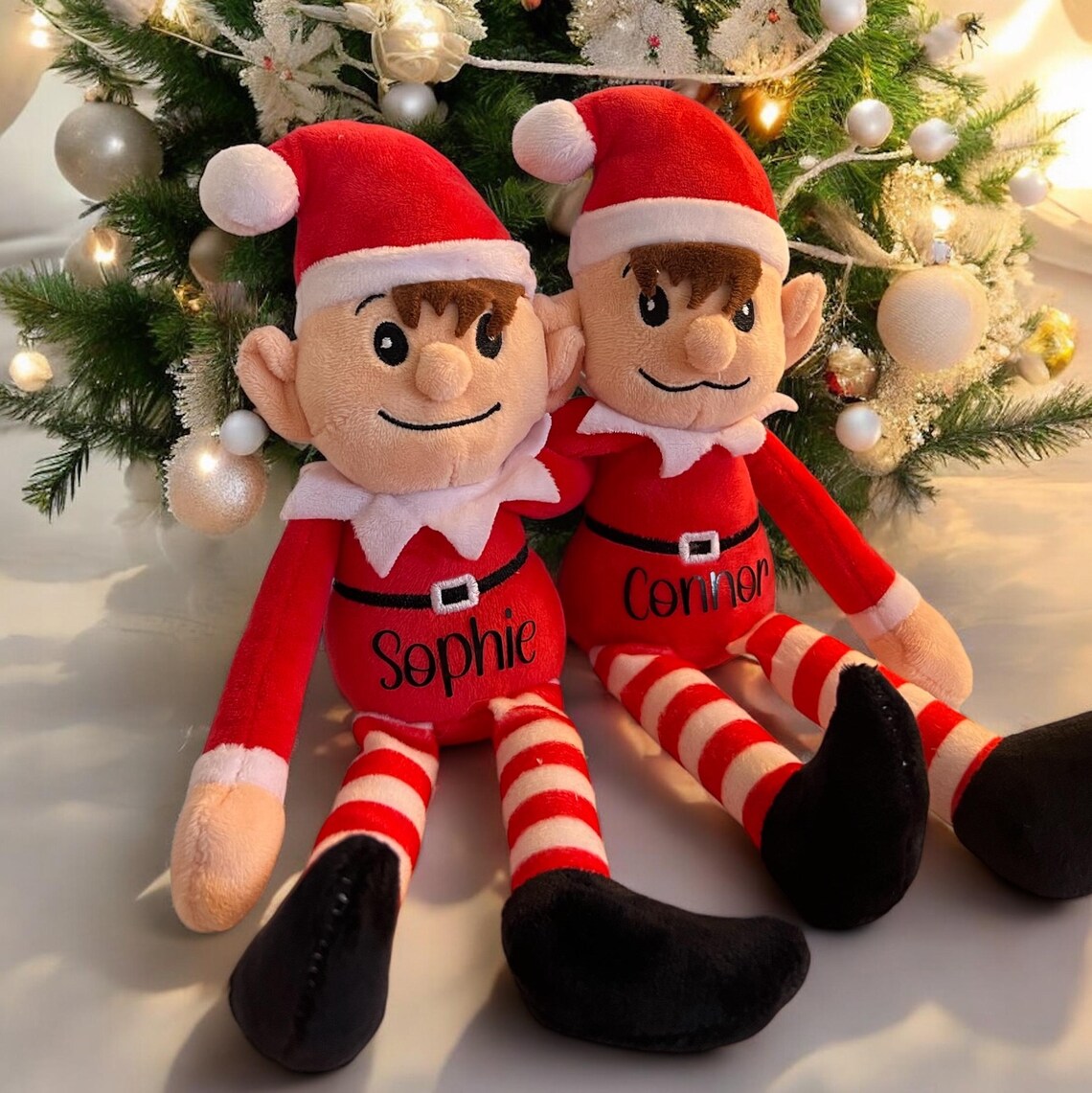 Personalised Christmas Plush Elves